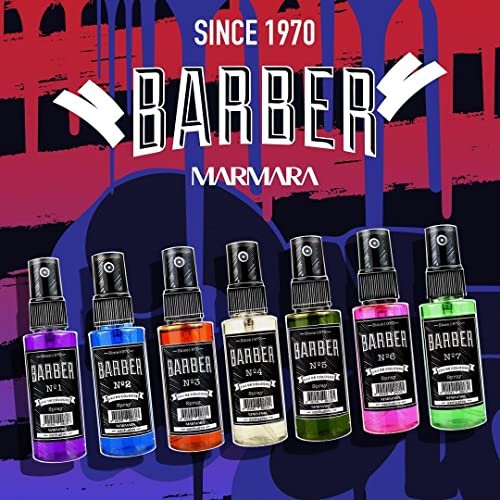 Marmara Barber Cologne Travel Set – Classic Scent for Modern Barbers & Traditional Shaving Enthusiasts (50 ml) Avelisse