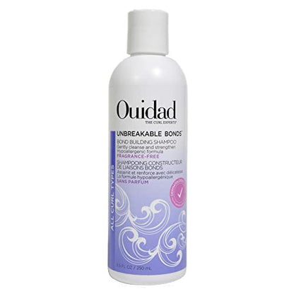 OUIDAD Unbreakable Bonds Bond Building Shampoo for Curly Hair - Fragrance Free - 8.5 oz Avelisse
