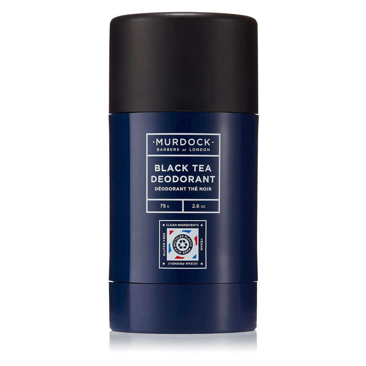 Murdock London Black Tea Deodorant - Natural, Skin-Friendly Deodorant for Sensitive Skin, 75g Avelisse