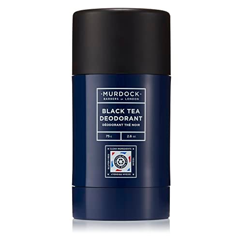 Murdock London Black Tea Deodorant - Natural, Skin-Friendly Deodorant for Sensitive Skin, 75g Avelisse