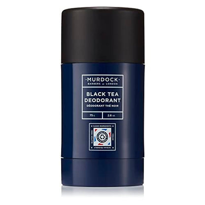 Murdock London Black Tea Deodorant - Natural, Skin-Friendly Deodorant for Sensitive Skin, 75g Avelisse