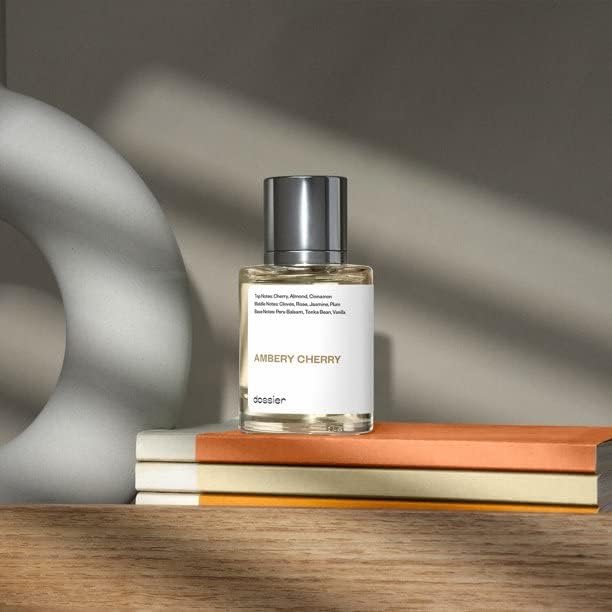 Dossier Ambery Cherry Eau de Parfum - Inspired by Lost Cherry - Luxury Vegan Fragrance for Women, Men, Unisex - 1.7 Fl Oz Avelisse