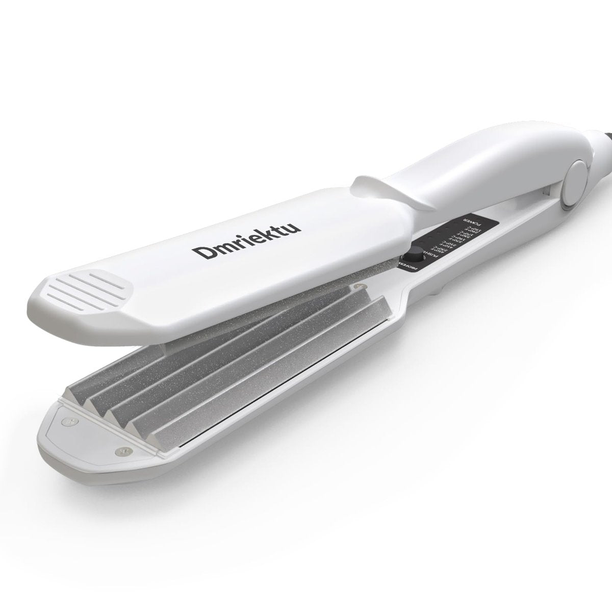 Dmriektu Hair Crimper for Women - Ceramic Crimping Iron for Volumizing Fluffy Hairstyles, Adjustable Temperature, Dual Voltage, Auto Off Avelisse
