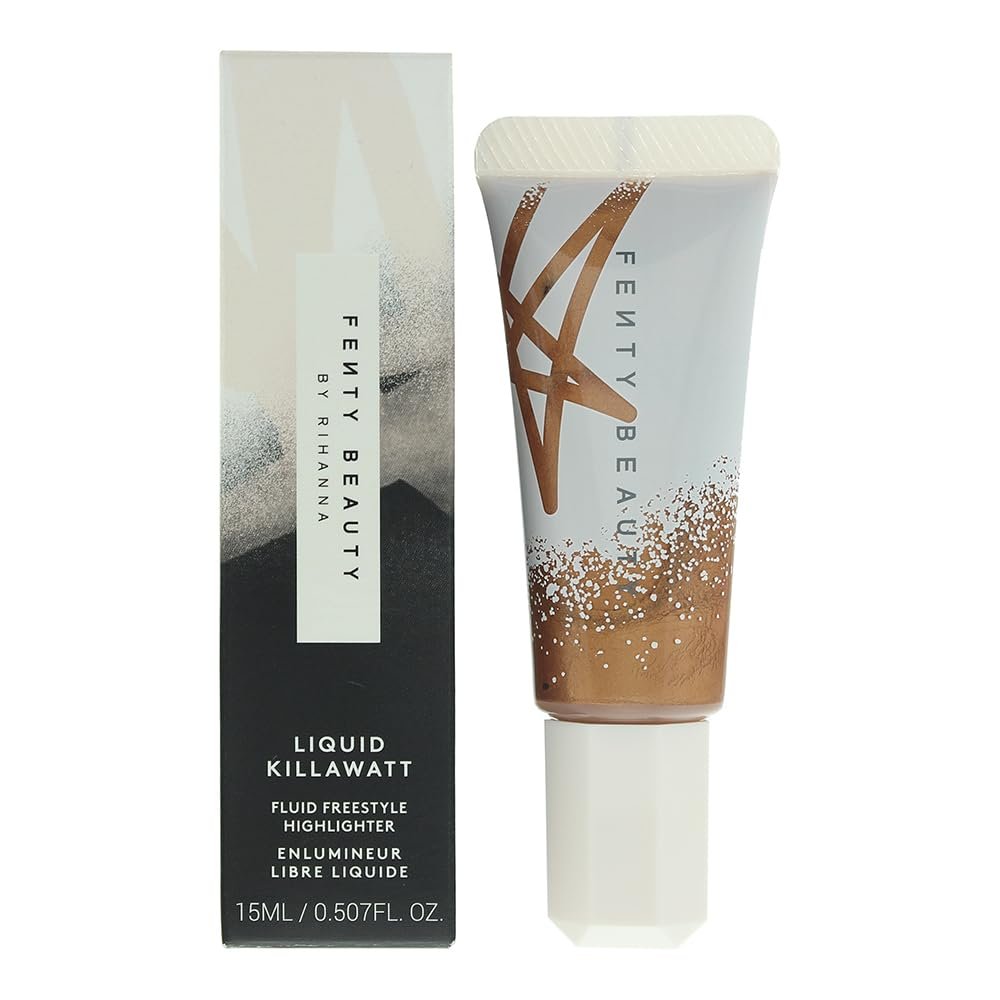 Fenty Beauty by Rihanna Liquid Killawatt Fluid Freestyle Highlighter - Honey Hawtie (Bronze Gold) - görsel 1