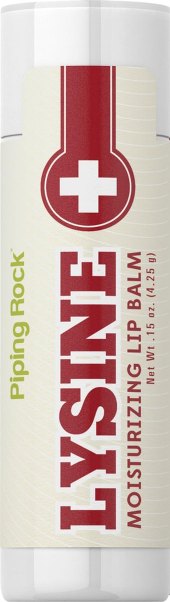 Piping Rock Lysine Lip Balm Stick – Moisturizing & Soothing Lip Ointment, 0.15 Oz, Non-GMO, Gluten Free - görsel 1