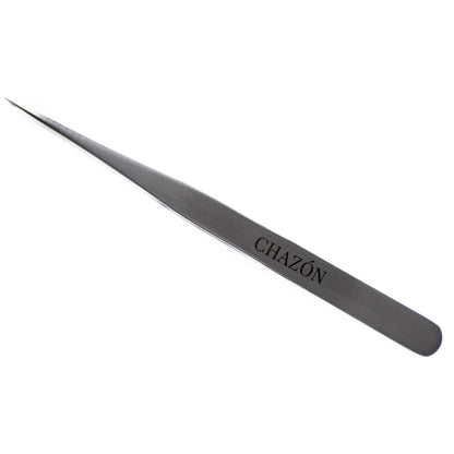 CHAZON Stainless Steel Straight Point Tweezers – Precision Eyebrow & Ingrown Hair Tweezers Avelisse