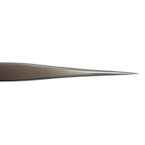 CHAZON Stainless Steel Straight Point Tweezers – Precision Eyebrow & Ingrown Hair Tweezers Avelisse