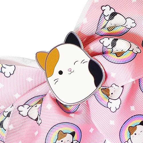 LUV HER Cute Squishmallows Hair Bows for Girls – Large Printed Hair Bow with Charm, Alligator Clip, Birthday Gift for Ages 8+ - görsel 4
