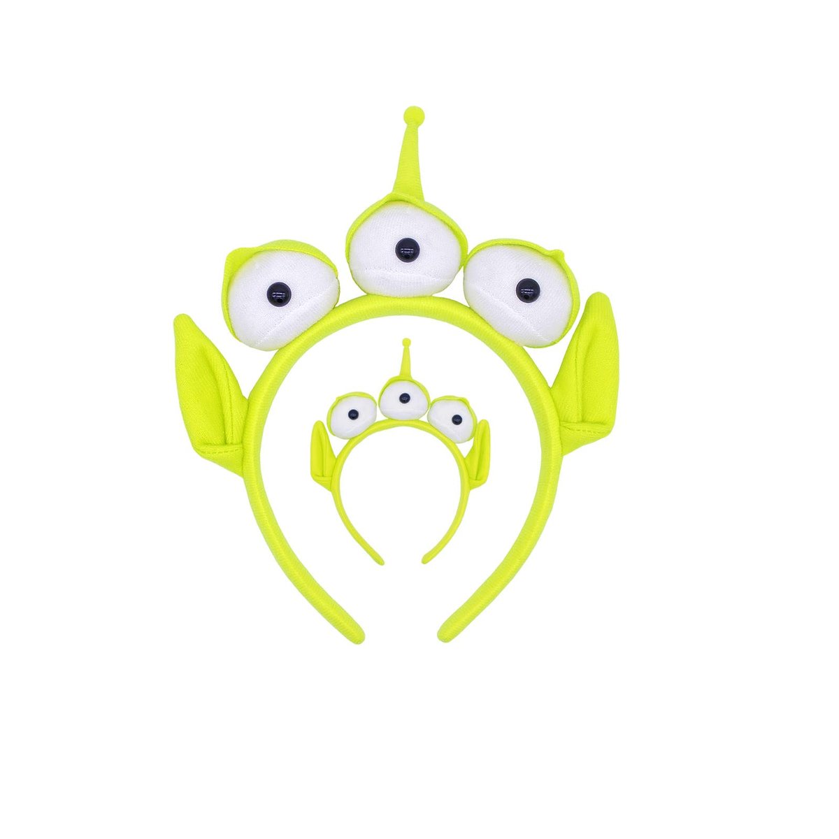 PLUSMAYI 2 Pack Alien Headband Adult - Three-Eyed Monster Plush Headwear for Party Costume - görsel 6