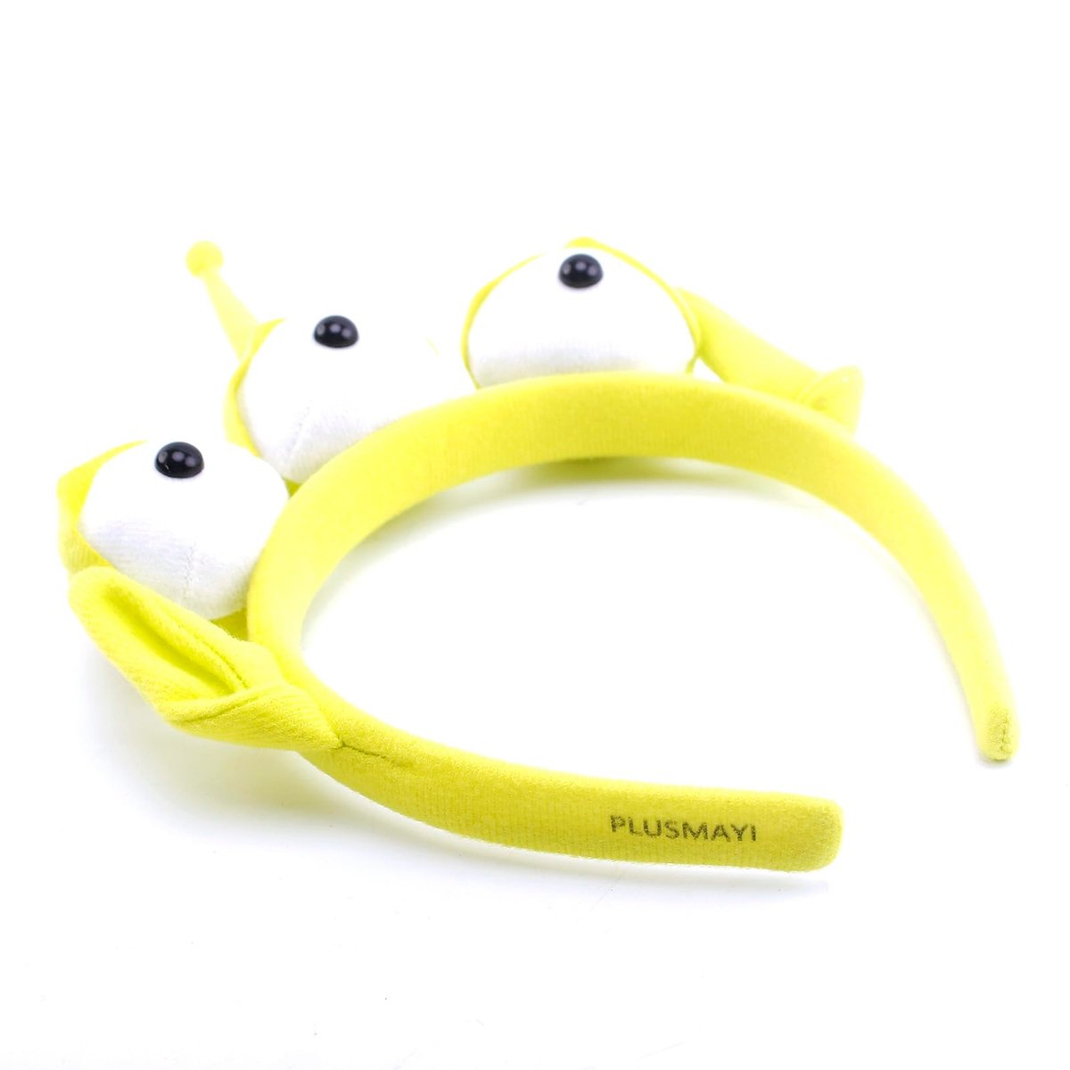 PLUSMAYI 2 Pack Alien Headband Adult - Three-Eyed Monster Plush Headwear for Party Costume - görsel 2