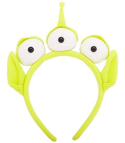PLUSMAYI 2 Pack Alien Headband Adult - Three-Eyed Monster Plush Headwear for Party Costume