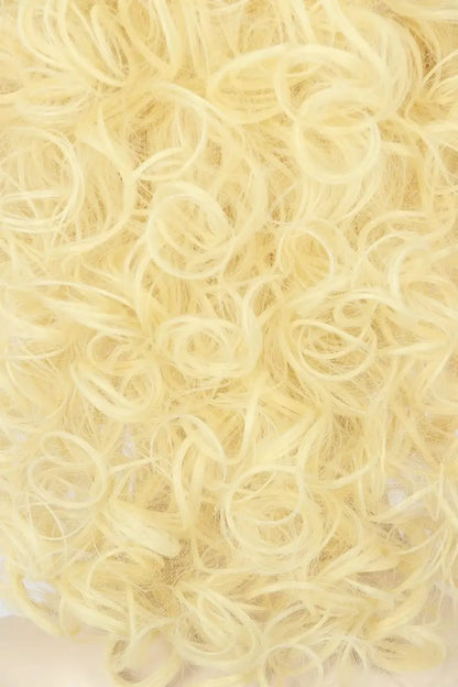 Yuehong Long Curly Blonde Wig - 70s 80s Retro Singer Cosplay Costume Hair Heat Resistant Synthetic Wig for Women Avelisse