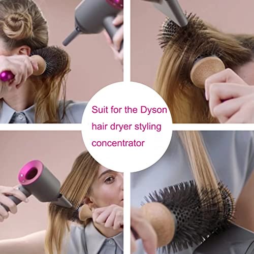 Round Hair Brush with Vented Barrel – Compatible with Dyson Hair Dryers HD01-HD08 for Straight, Wavy, or Curly Hair - görsel 12