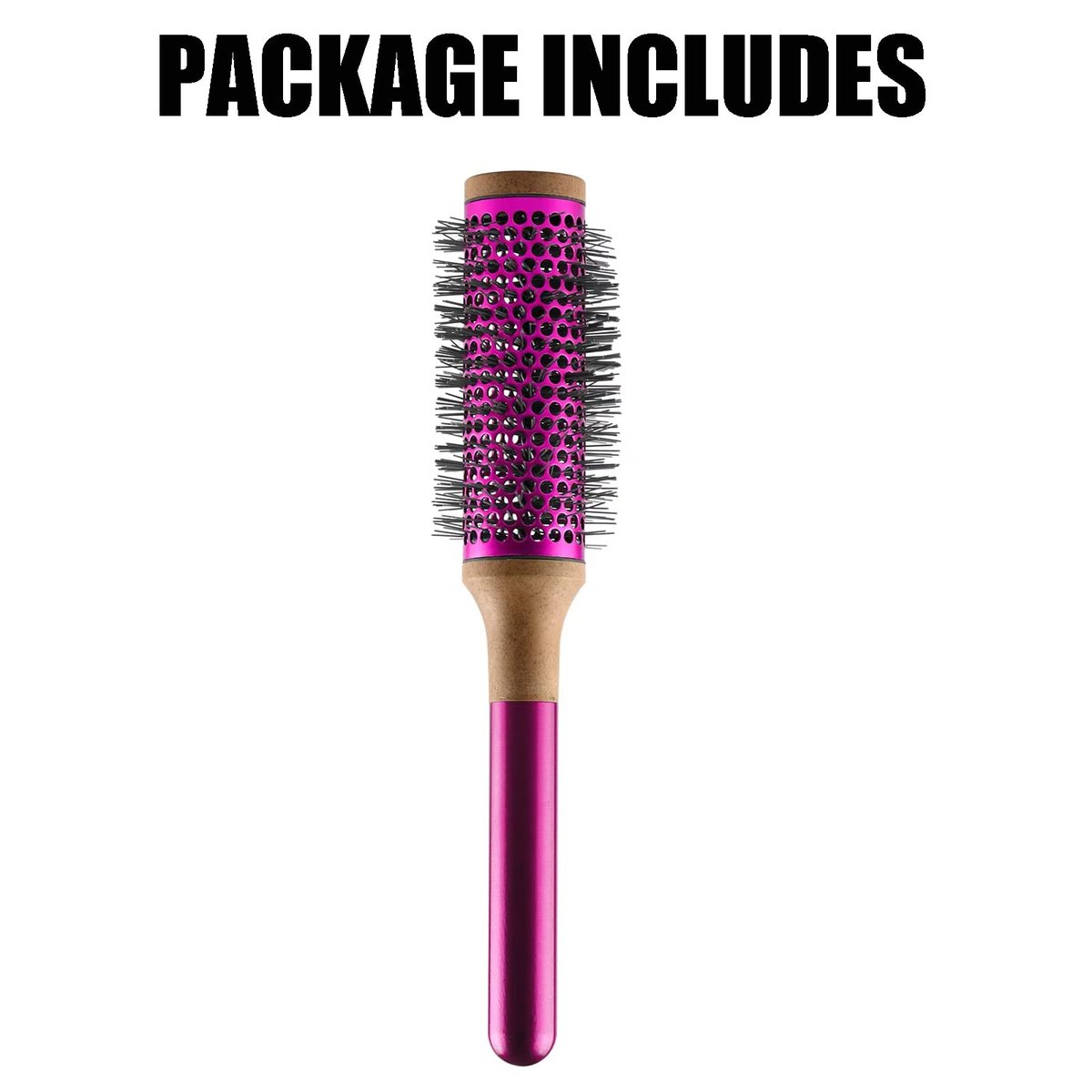 Round Hair Brush with Vented Barrel – Compatible with Dyson Hair Dryers HD01-HD08 for Straight, Wavy, or Curly Hair - görsel 3