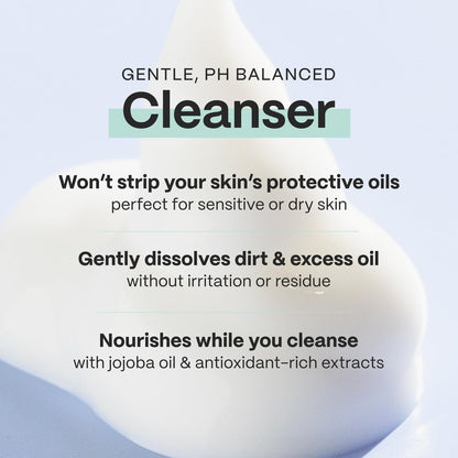 Mad Hippie Face Cream & Cream Cleanser Skin Care Set – Niacinamide, Matrixyl Peptide Complex & Organic Jojoba Oil (2 Piece Set) Avelisse