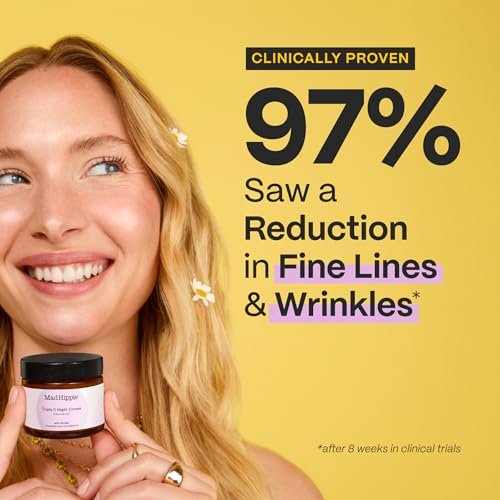 Mad Hippie Vitamin C Serum with Hyaluronic Acid & Triple C Night Cream Ceramide Moisturizer - Brightening Skin Care Duo (2 Piece Set) Avelisse