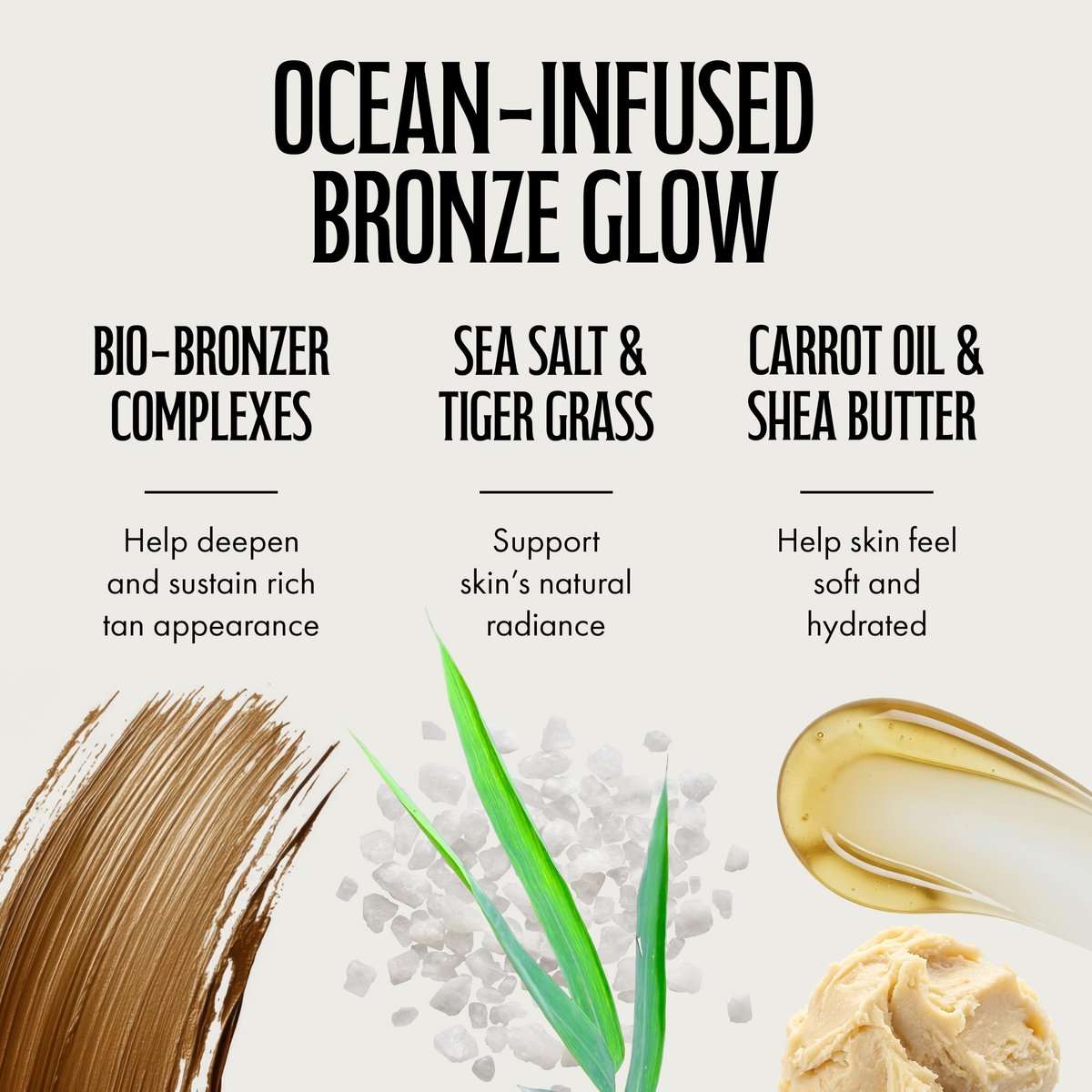 Brown Sugar After Dark Tan Extender & Tattoo Enhancer, Sea Salt Tigergrass & Ocean Botanicals with Triple Coconut Complex, 18 Fl Oz Avelisse