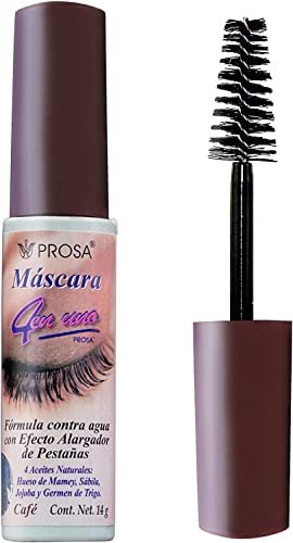 Prosa 4-in-1 Brown Lengthening & Waterproof Mascara – Long-Lasting, Smudge-Proof Formula for Sensitive Eyes