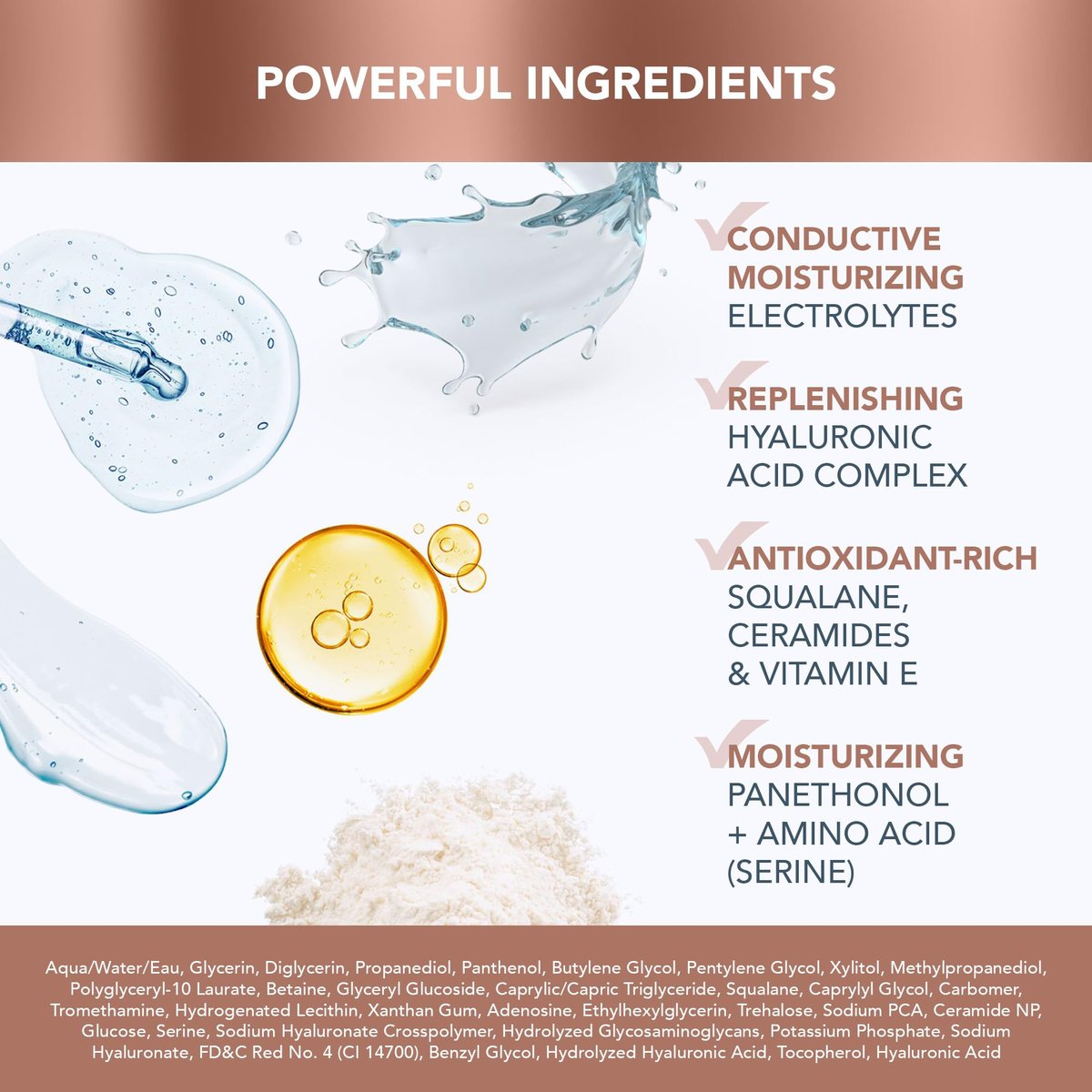 FOREO SUPERCHARGED Serum 2.0 – Conductive Skincare Gel with Hyaluronic Acid & Squalane – Vegan & Clean Formula – 1 fl.oz Avelisse