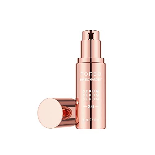FOREO SUPERCHARGED Serum 2.0 – Conductive Skincare Gel with Hyaluronic Acid & Squalane – Vegan & Clean Formula – 1 fl.oz Avelisse
