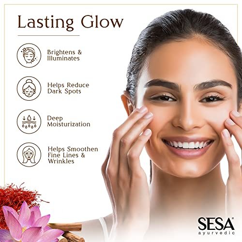SESA Kumkumadi Face Oil for Radiant & Glowing Skin – 100% Pure Kumkumadi Tailam, Repairs Dull & Damaged Skin, Deep Moisturization, All Skin Types, 30ml - görsel 14