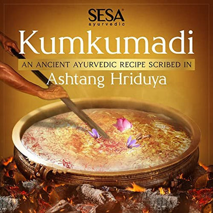 SESA Kumkumadi Face Oil for Radiant & Glowing Skin – 100% Pure Kumkumadi Tailam, Repairs Dull & Damaged Skin, Deep Moisturization, All Skin Types, 30ml