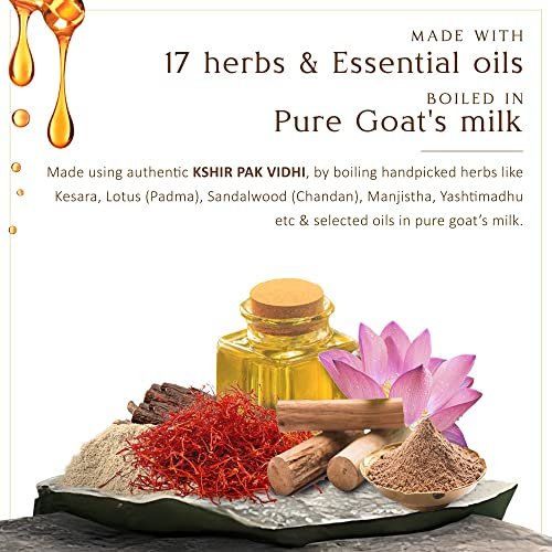SESA Kumkumadi Face Oil for Radiant & Glowing Skin – 100% Pure Kumkumadi Tailam, Repairs Dull & Damaged Skin, Deep Moisturization, All Skin Types, 30ml - görsel 8