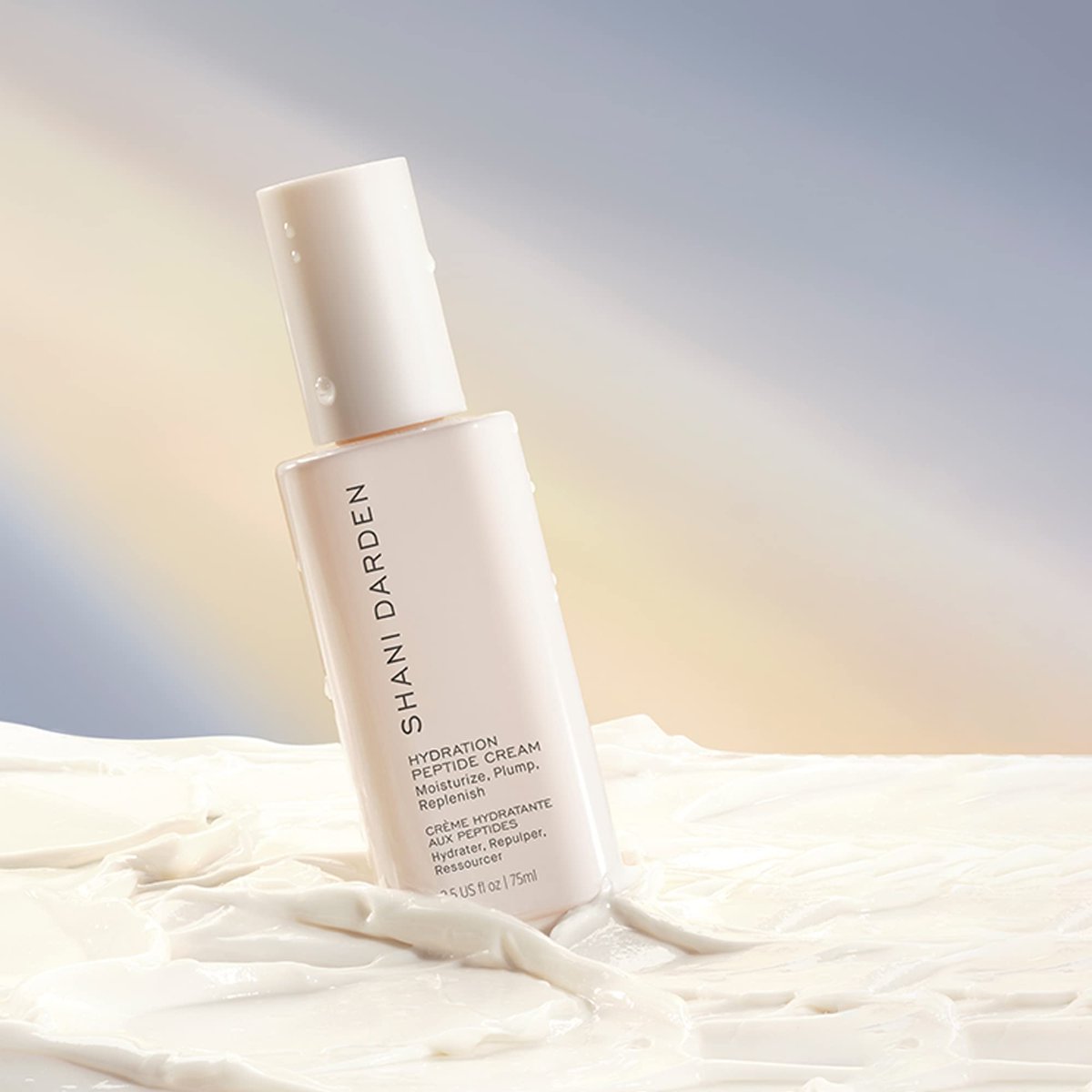 Shani Darden Hydration Peptide Cream – Oil-Free Face Moisturizer with Peptides, Squalane, Niacinamide & Ceramides for Normal to Dry Skin, 2.5 fl oz Avelisse
