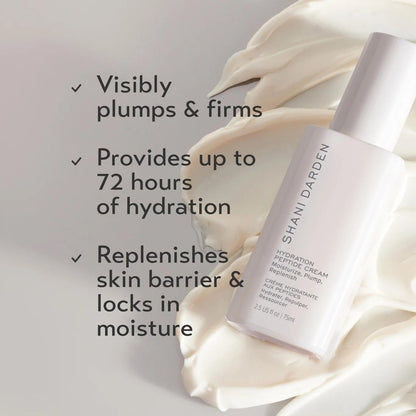 Shani Darden Hydration Peptide Cream – Oil-Free Face Moisturizer with Peptides, Squalane, Niacinamide & Ceramides for Normal to Dry Skin, 2.5 fl oz Avelisse