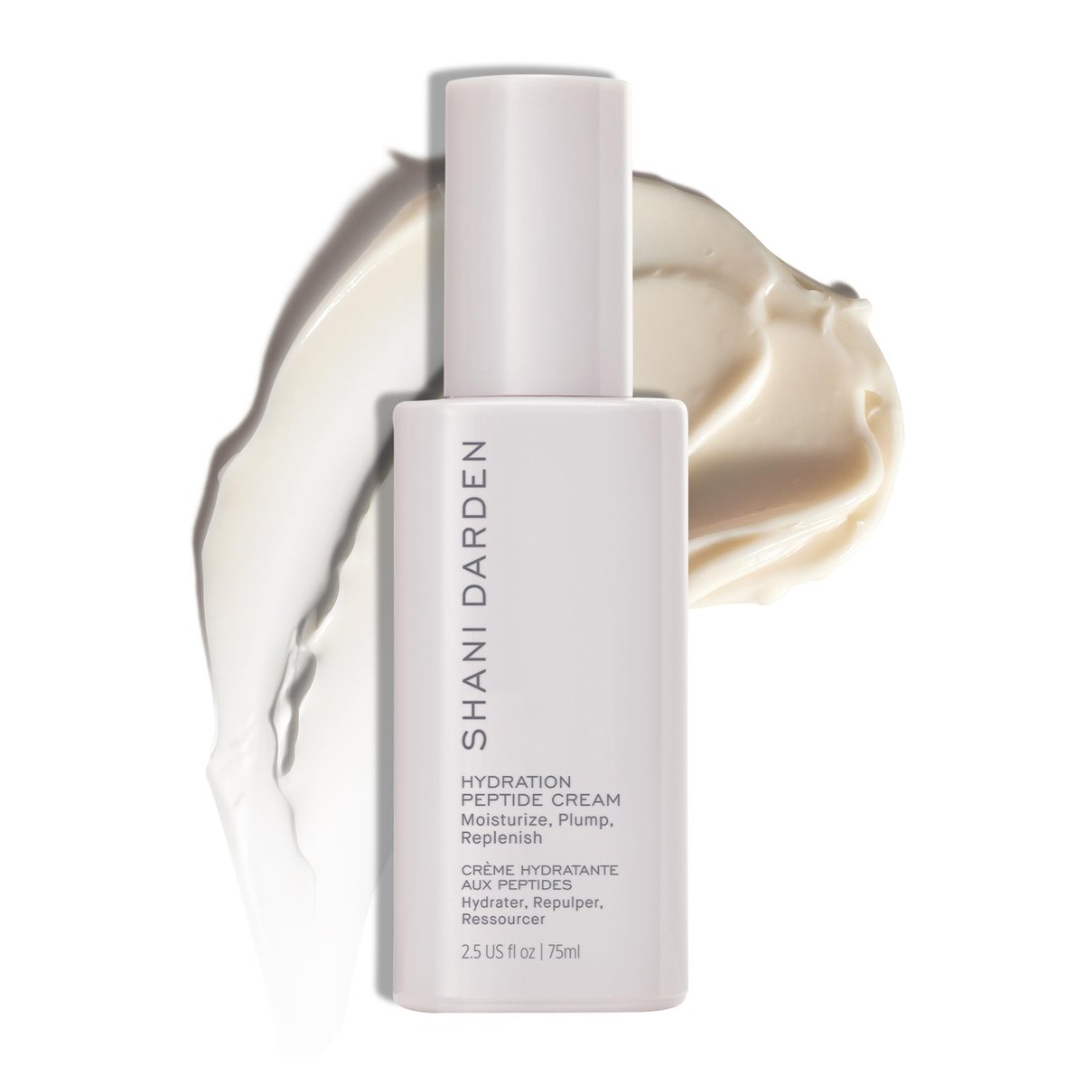 Shani Darden Hydration Peptide Cream – Oil-Free Face Moisturizer with Peptides, Squalane, Niacinamide & Ceramides for Normal to Dry Skin, 2.5 fl oz Avelisse