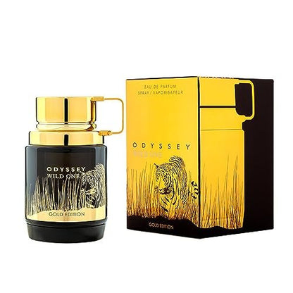 Odyssey Wild One Gold Edition by Armaf for Men - 3.4 oz Eau de Parfum Spray Avelisse