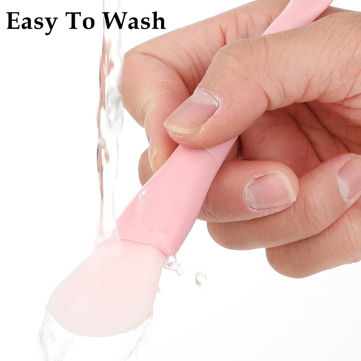 Ouligay 2 Pack Silicone Face Mask Brush Applicator - Soft, Reusable Facial Mask Spatula for Mud, Clay, and Cream Masks - görsel 11