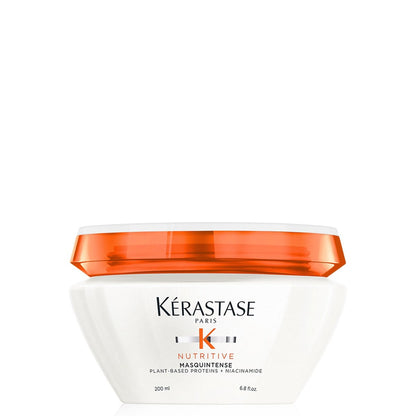 Kerastase Nutritive Masquintense Mask for Fine to Medium Dry Hair - Deeply Nourishes & Conditions with Plant-Based Proteins & Niacinamide, 6.8 Fl Oz Avelisse