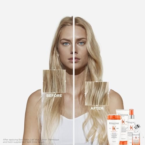 Kerastase Nutritive Hydrating Scalp Serum for Dry Hair – Moisturising & Revitalising with Niacinamide and Vitamins, Fast Absorbing, Non-Greasy, 90 ml Avelisse