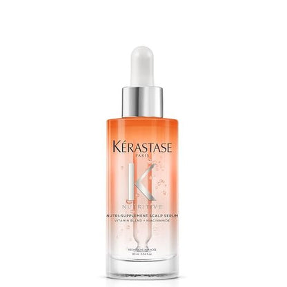 Kerastase Nutritive Hydrating Scalp Serum for Dry Hair – Moisturising & Revitalising with Niacinamide and Vitamins, Fast Absorbing, Non-Greasy, 90 ml Avelisse