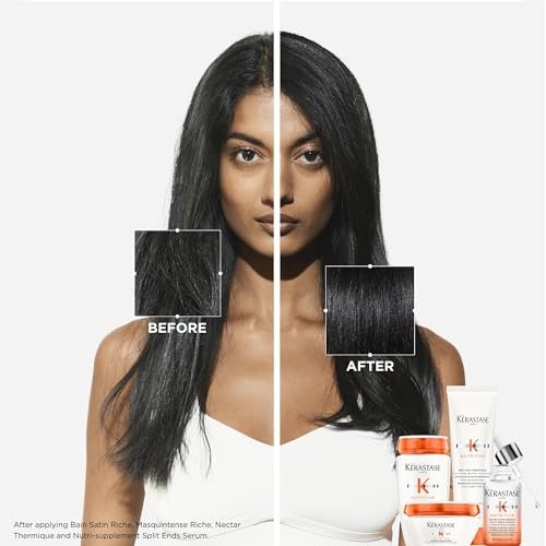 Kerastase Nutritive Hydrating Scalp Serum for Dry Hair – Moisturising & Revitalising with Niacinamide and Vitamins, Fast Absorbing, Non-Greasy, 90 ml Avelisse