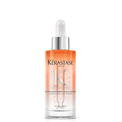 Kerastase Nutritive Hydrating Scalp Serum for Dry Hair – Moisturising & Revitalising with Niacinamide and Vitamins, Fast Absorbing, Non-Greasy, 90 ml Avelisse