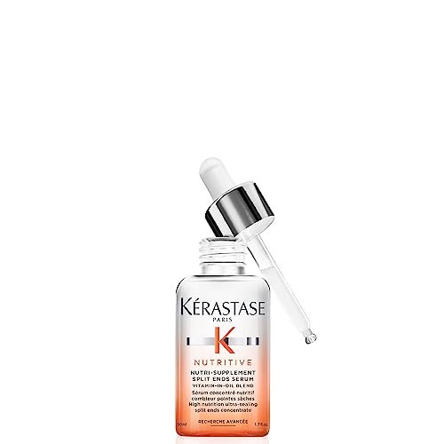 Kerastase Nutritive Split Ends Hair Serum for Dry Hair – Nourishing Leave-In Oil Treatment for Smoothness and Shine, Ultra-Sealing Formula with Anti-Dryness Polymers, 1.7 Fl Oz Avelisse
