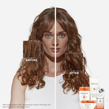Kerastase Nutritive Split Ends Hair Serum for Dry Hair – Nourishing Leave-In Oil Treatment for Smoothness and Shine, Ultra-Sealing Formula with Anti-Dryness Polymers, 1.7 Fl Oz Avelisse