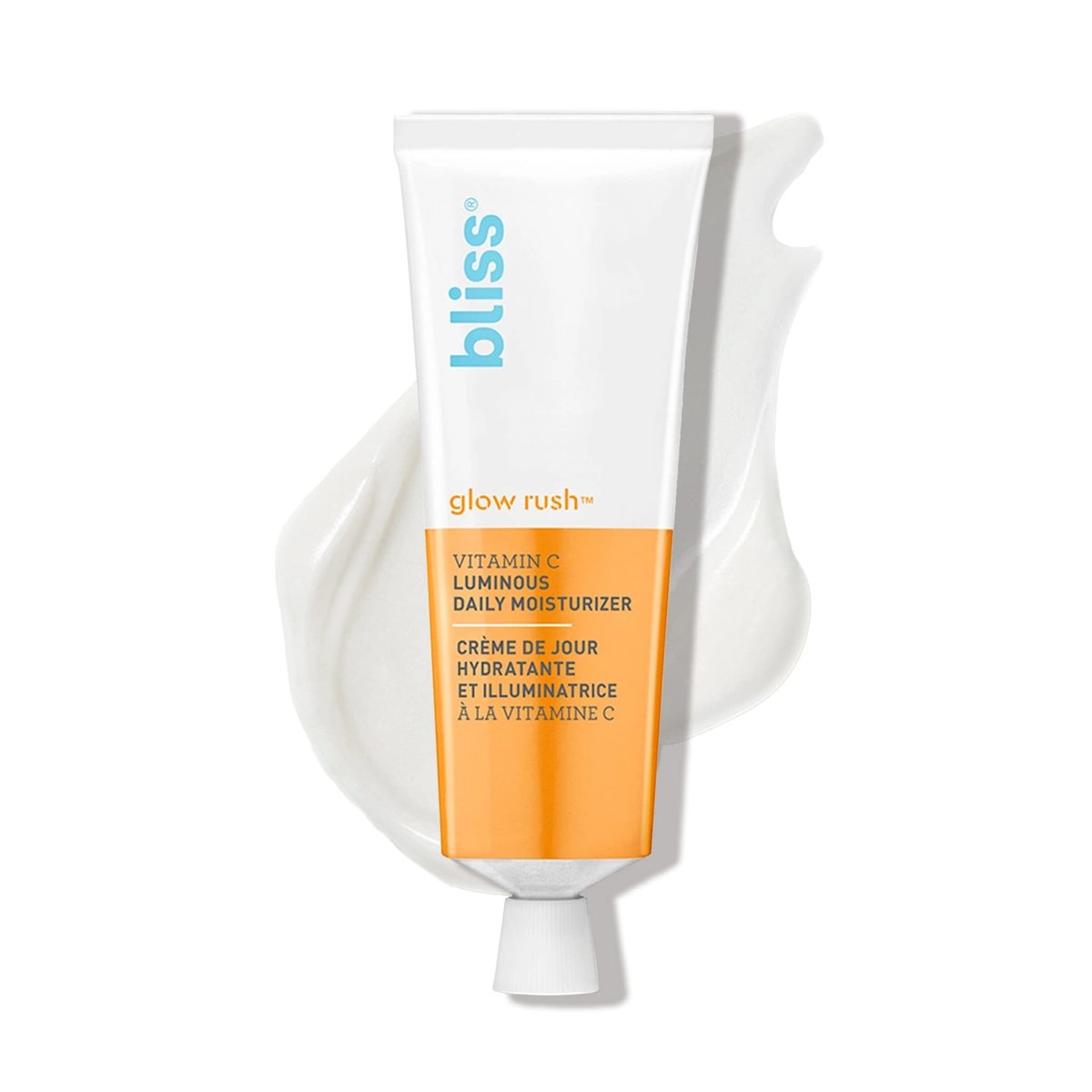 Bliss Glow Rush Vitamin C Luminous Daily Moisturizer – Brightening, Hydrating & Soothing with Ultra-Stable Vitamin C, Vitamin E, Squalane & Shea Butter (1.5 Fl Oz) Avelisse