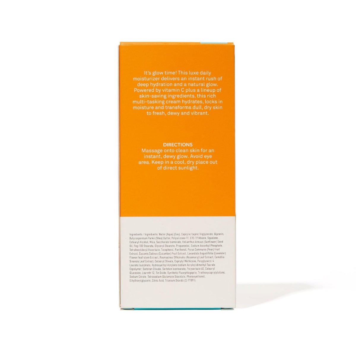 Bliss Glow Rush Vitamin C Luminous Daily Moisturizer – Brightening, Hydrating & Soothing with Ultra-Stable Vitamin C, Vitamin E, Squalane & Shea Butter (1.5 Fl Oz) Avelisse