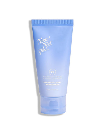 Then I Met You Essence Light Korean Sunscreen SPF 50 PA+++ with Hyaluronic Acid - Vegan & Cruelty-Free Facial Sunscreen, 1.69 oz Avelisse