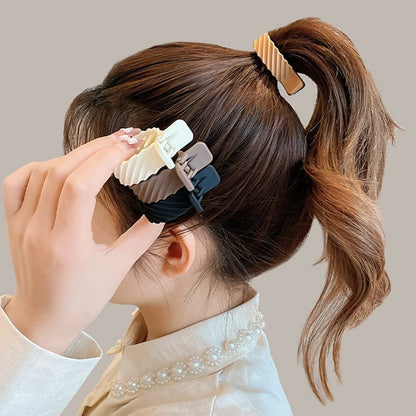 8-Pack Large Matte Ponytail Buckle Hair Clips - High Ponytail Claw Clips for Thick Hair, Nonslip Design Avelisse