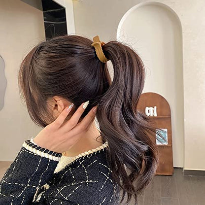 8-Pack Large Matte Ponytail Buckle Hair Clips - High Ponytail Claw Clips for Thick Hair, Nonslip Design Avelisse