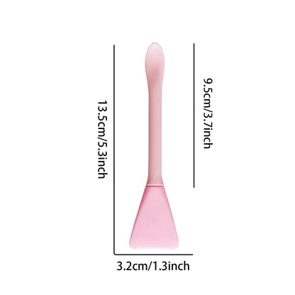 10-Pack Silicone Face Mask Brushes - Makeup Spatula Set for Skincare, Lotion, and Cream Application - DIY Facial Mask Mixing & Sampling Tools