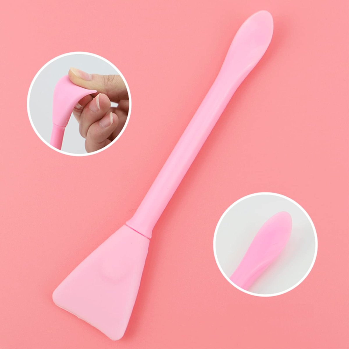 10-Pack Silicone Face Mask Brushes - Makeup Spatula Set for Skincare, Lotion, and Cream Application - DIY Facial Mask Mixing & Sampling Tools - görsel 11