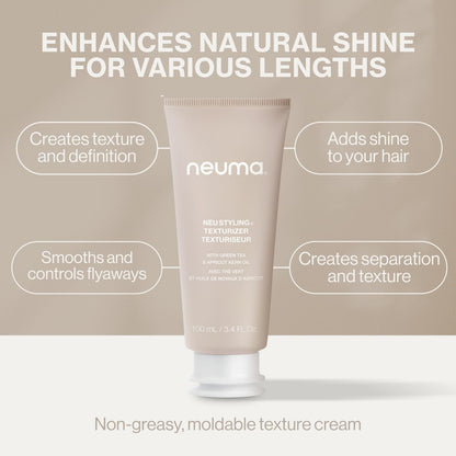 NEUMA Neu Styling Hair Texturizer Crème – 3.4 oz Hair Texture Cream with Persimmon Scent Avelisse