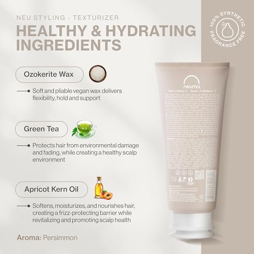 NEUMA Neu Styling Hair Texturizer Crème – 3.4 oz Hair Texture Cream with Persimmon Scent Avelisse