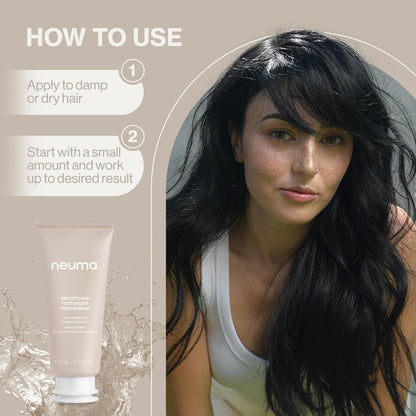 NEUMA Neu Styling Hair Texturizer Crème – 3.4 oz Hair Texture Cream with Persimmon Scent Avelisse