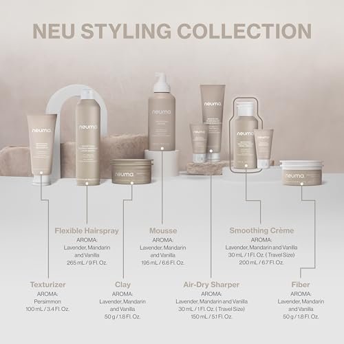 NEUMA Smoothing Hair Crème - Lightweight Frizz Control with Shea Butter & Apricot Kernel Oil for Soft, Smooth, Shiny Hair, Color-Safe Formula, 6.7 Fl Oz Avelisse